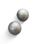 Silver Tone Demi Orb Clip On Earrings