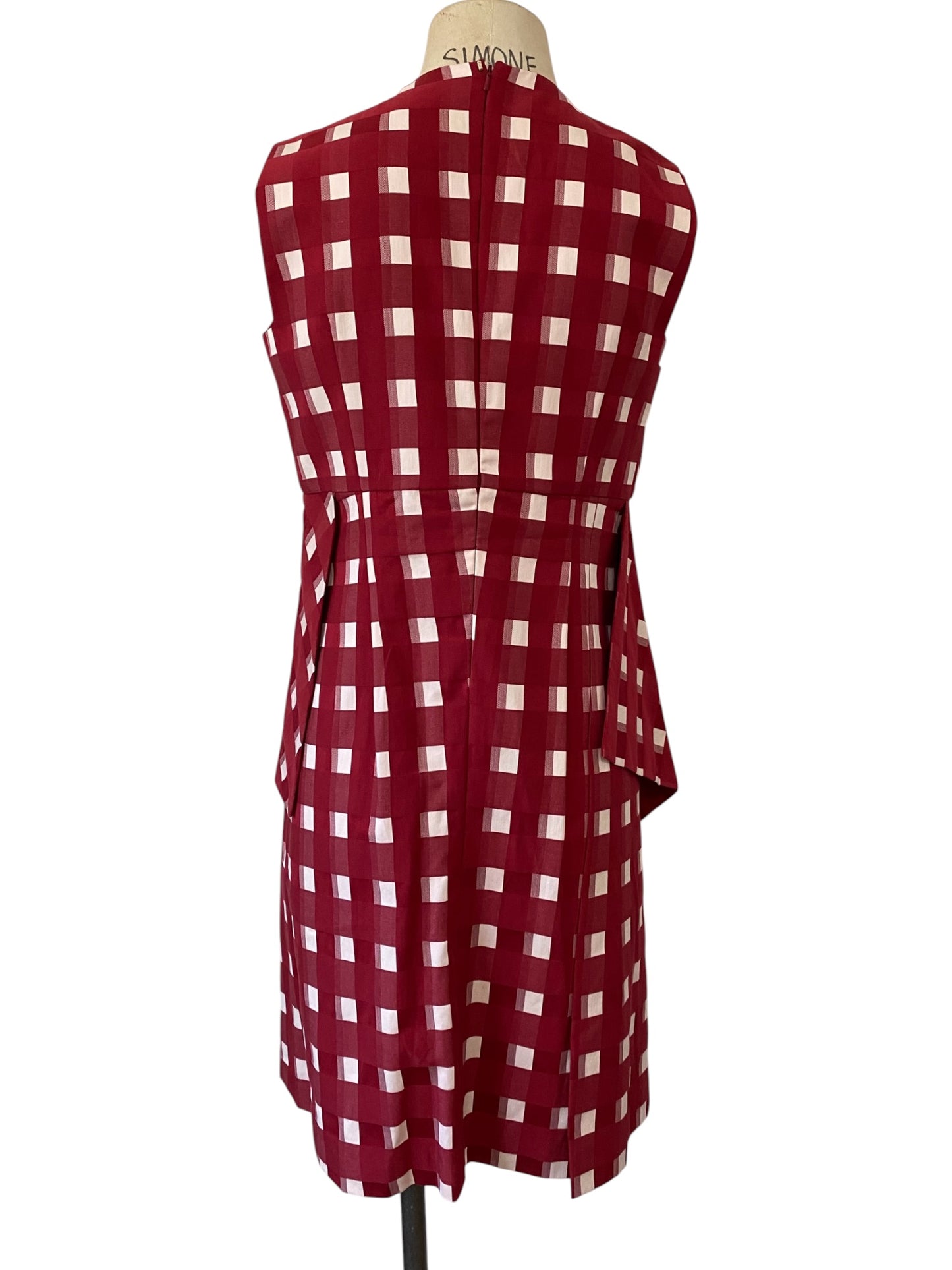 Sportmax Checkered Layered Dress