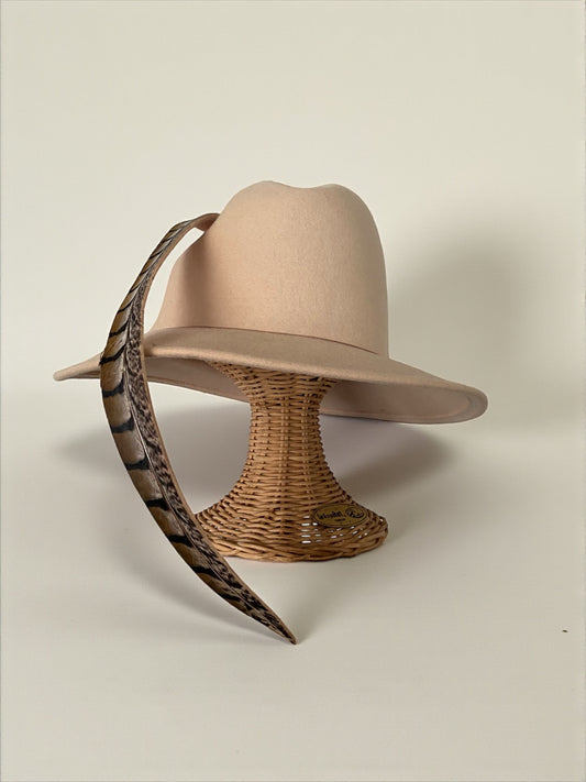 Adolfo II Fedora Exagerrated Feather