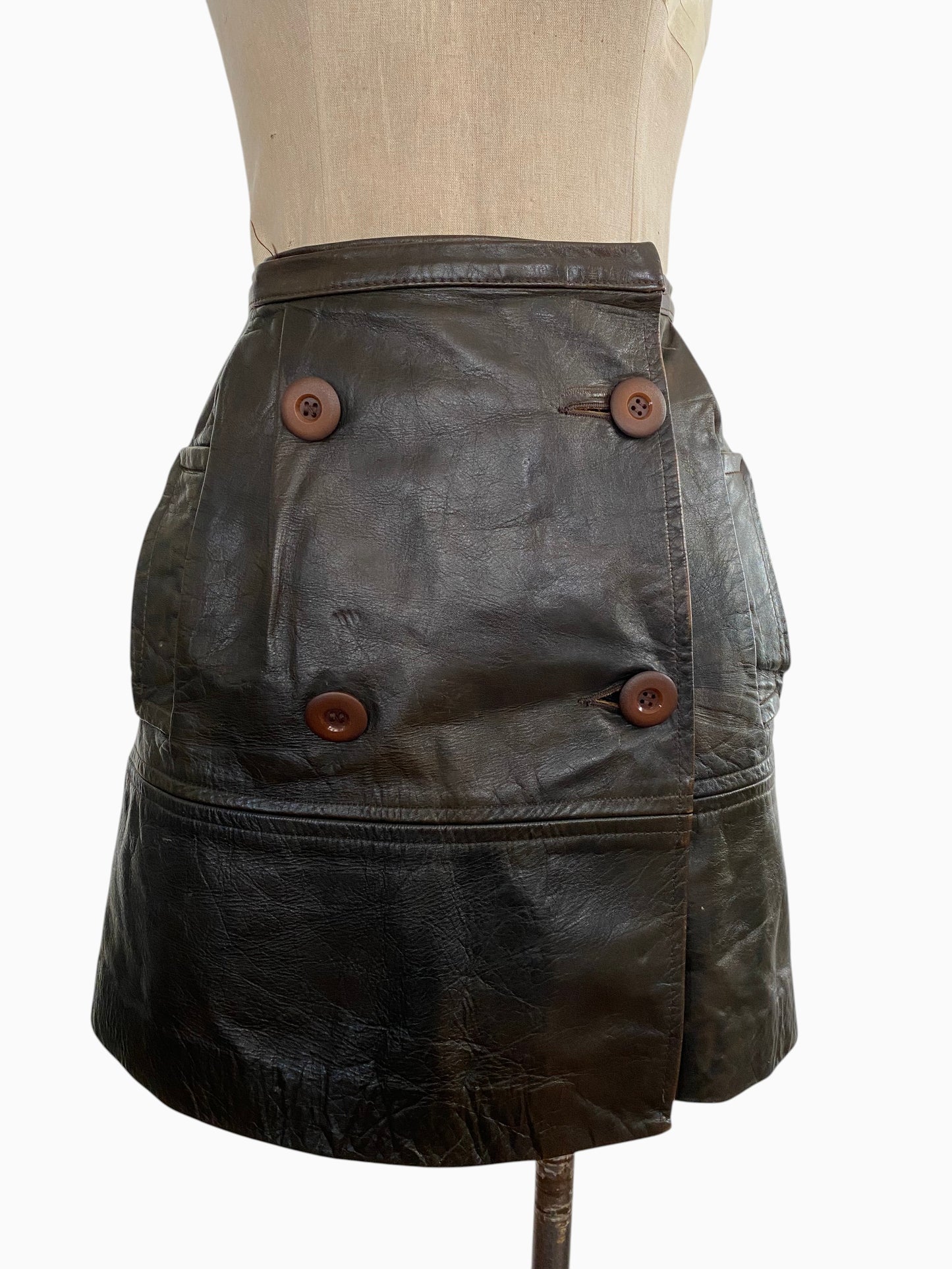 60s Tanner x Joseph Magnin Mod Mini Skirt