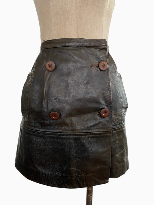 60s Tanner x Joseph Magnin Mod Mini Skirt
