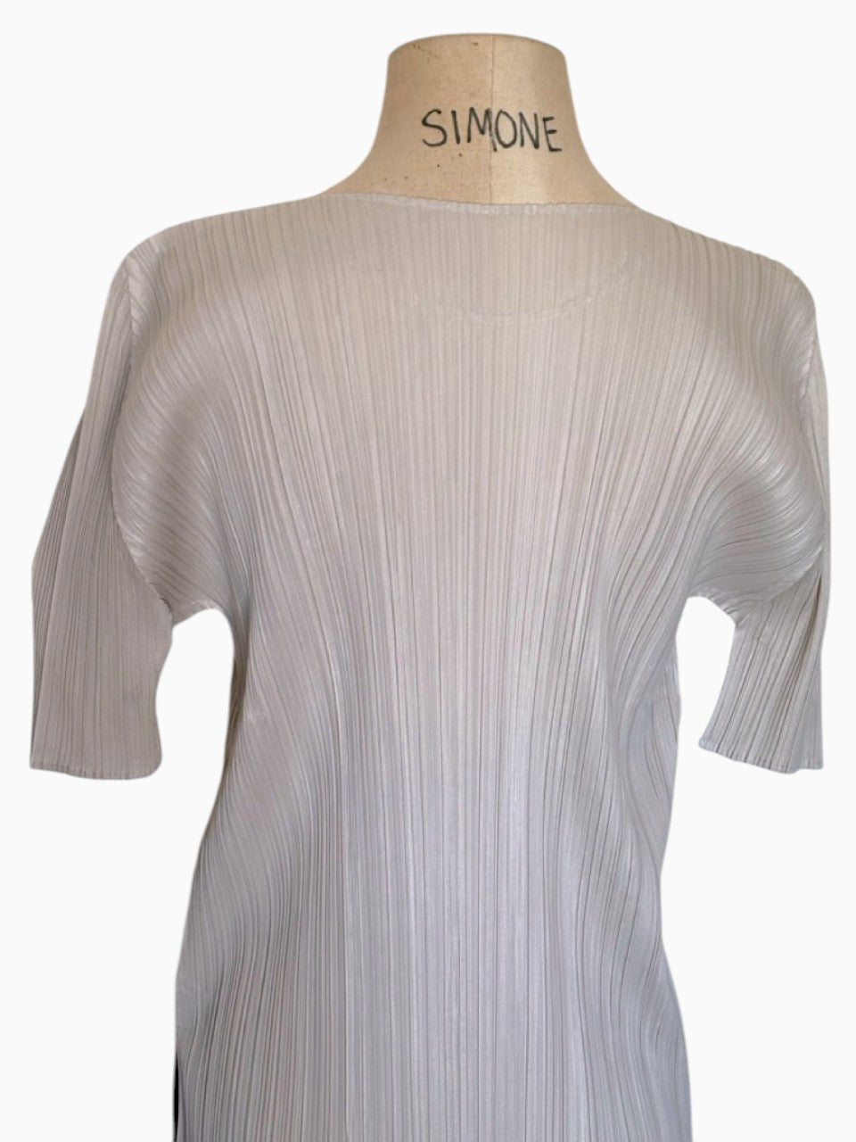 ISSEY MIYAKE Pleats Please Ivory Blouse