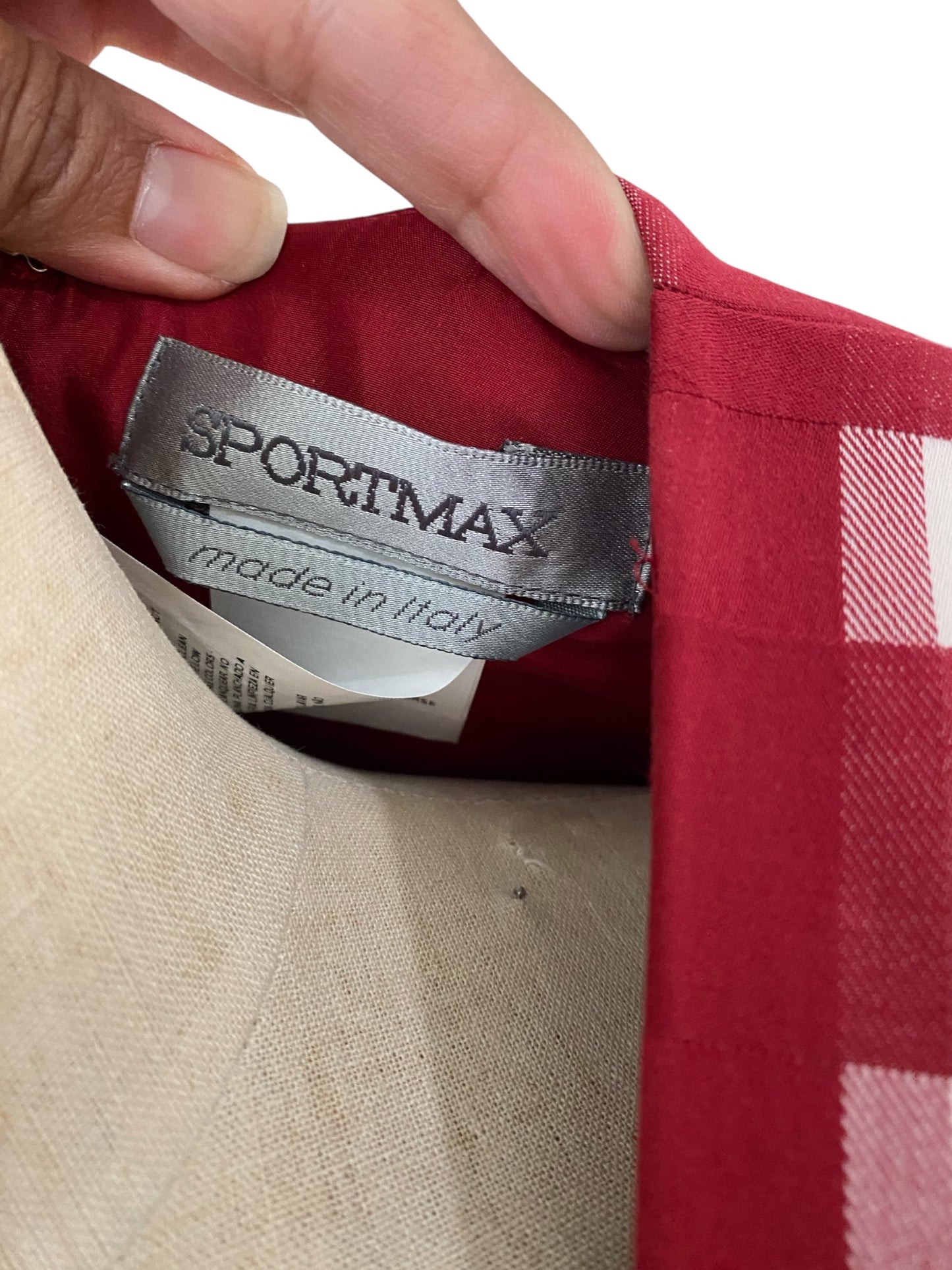 Sportmax Checkered Layered Dress