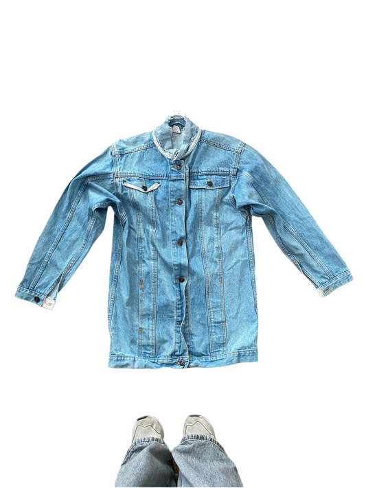 Long Denim Tunic Jacket