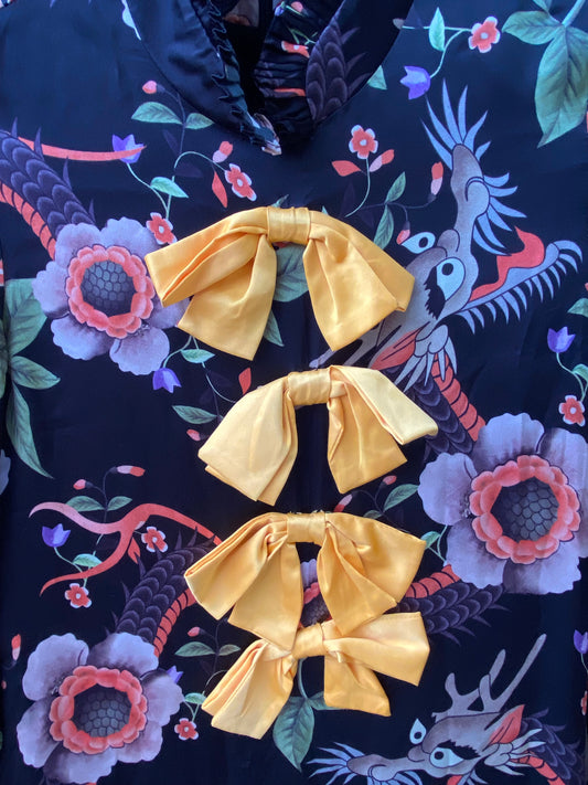 Gucci Pre-Fall 2017 Dragon & Floral Silk Ruffle Dress (Alessandro Michele)