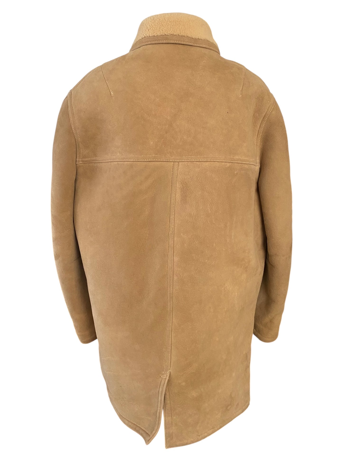 Abercrombie & Fitch Vintage Shearling Car Coat