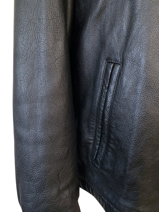 Wilson’s Black Leather Sports Jacket
