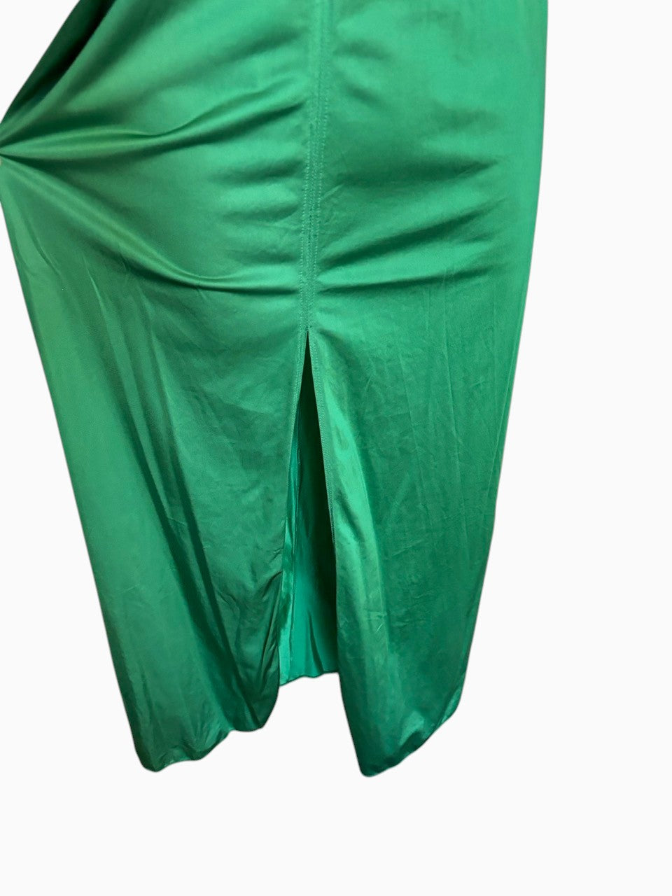 The Diana Ross Green Black Slip Dress