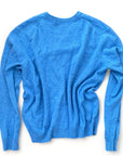 Blue Cashmere Boyfriend Sweater