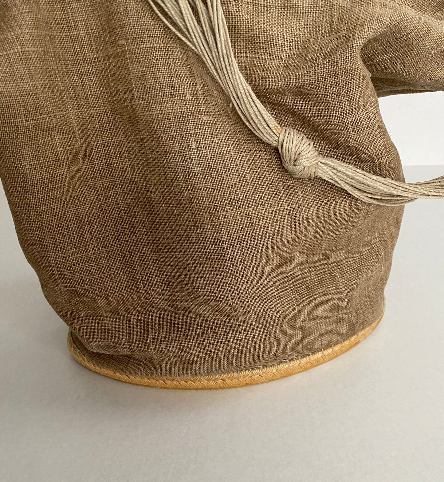 Andre Assous Linen Slouch Espadrille Bag