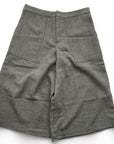 Heather Who Wool Gray Culottes