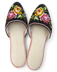 The Cutest Beaded Rose Slippers