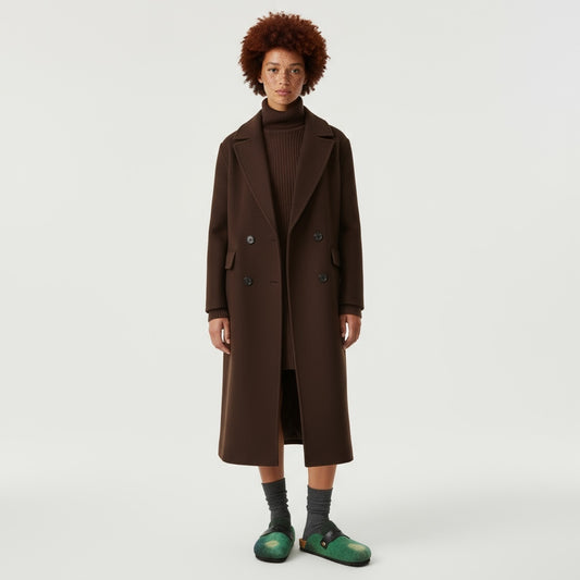 JW Anderson Green Landscape Felt Clog Mules