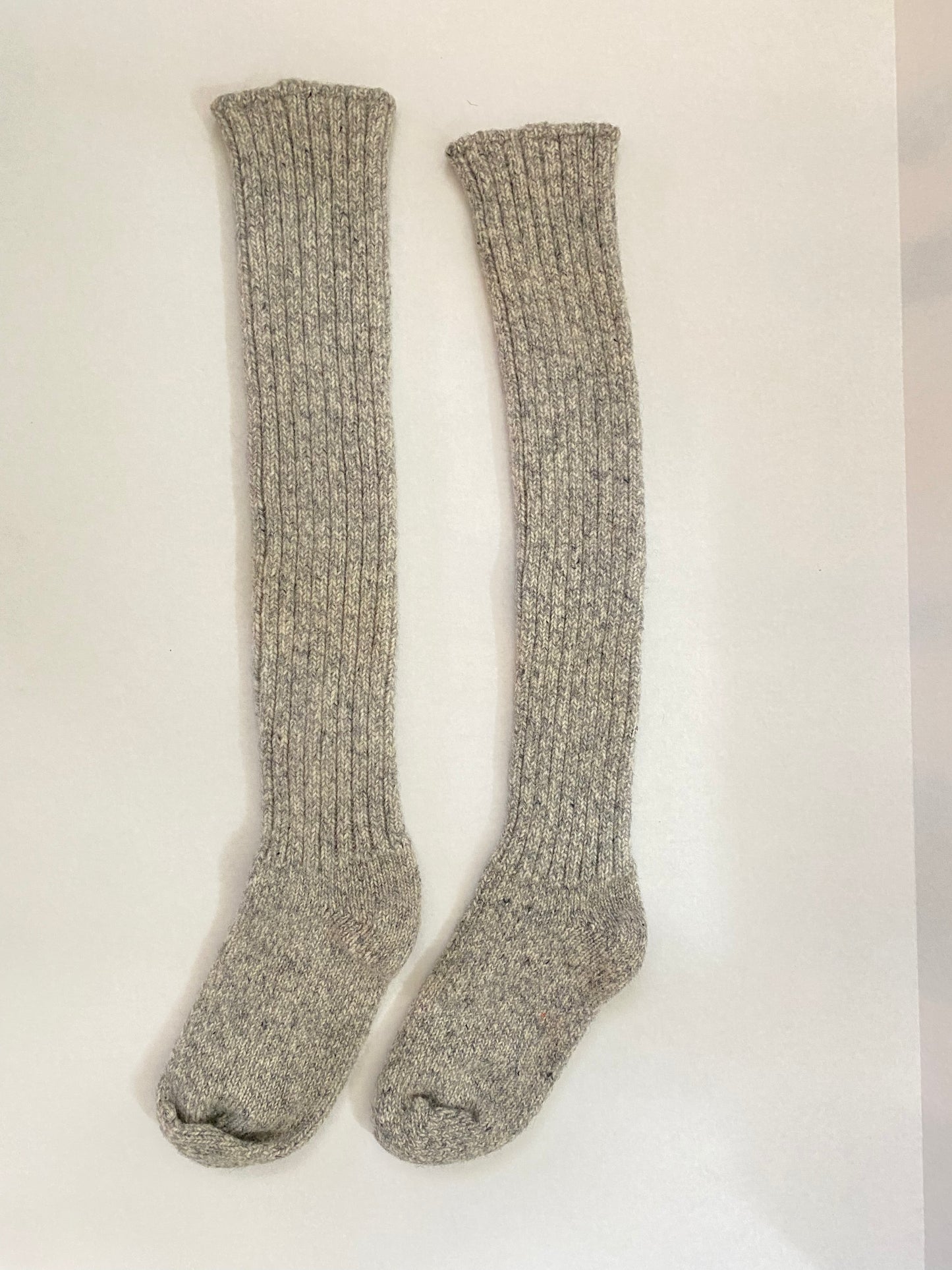 Hand Knit Wool Long Socks