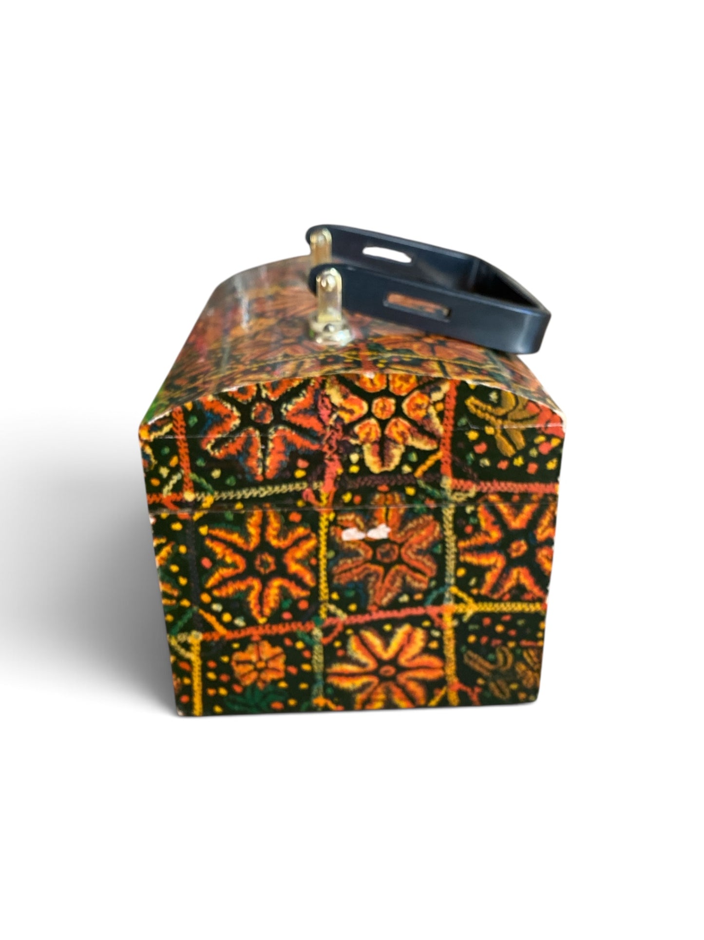60s Printed Box Purse