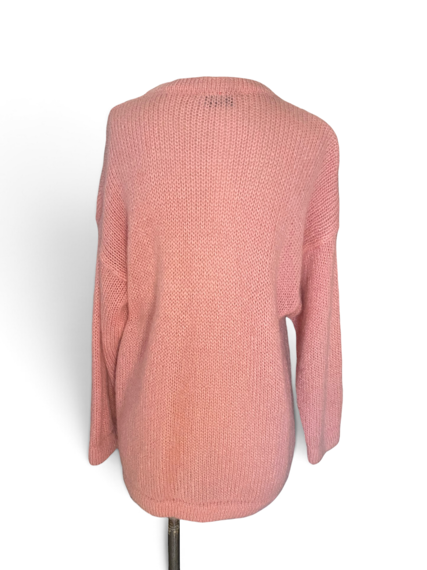 Art Deco Female Head Mohair Sweater