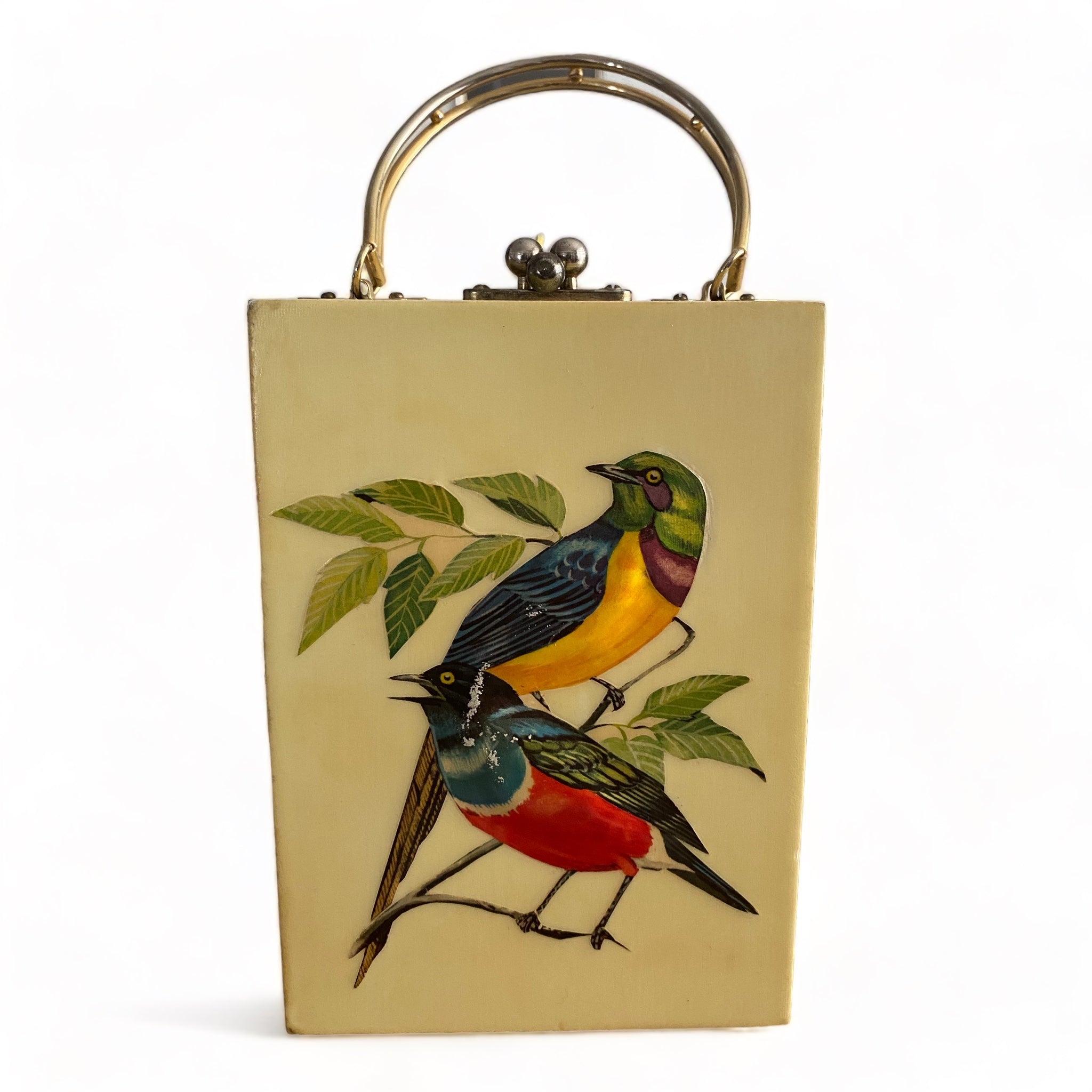 JMV Creations Yellow & Gold Coloured Embellished Classic Clutch – Mini  Handicraft Beautiful Bling Box Clutch Bag