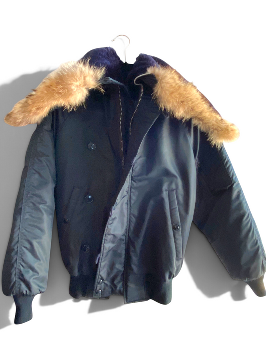 Spiewak Golden Fleece N-2B Flight Jacket with Fox Fur Hood Trim