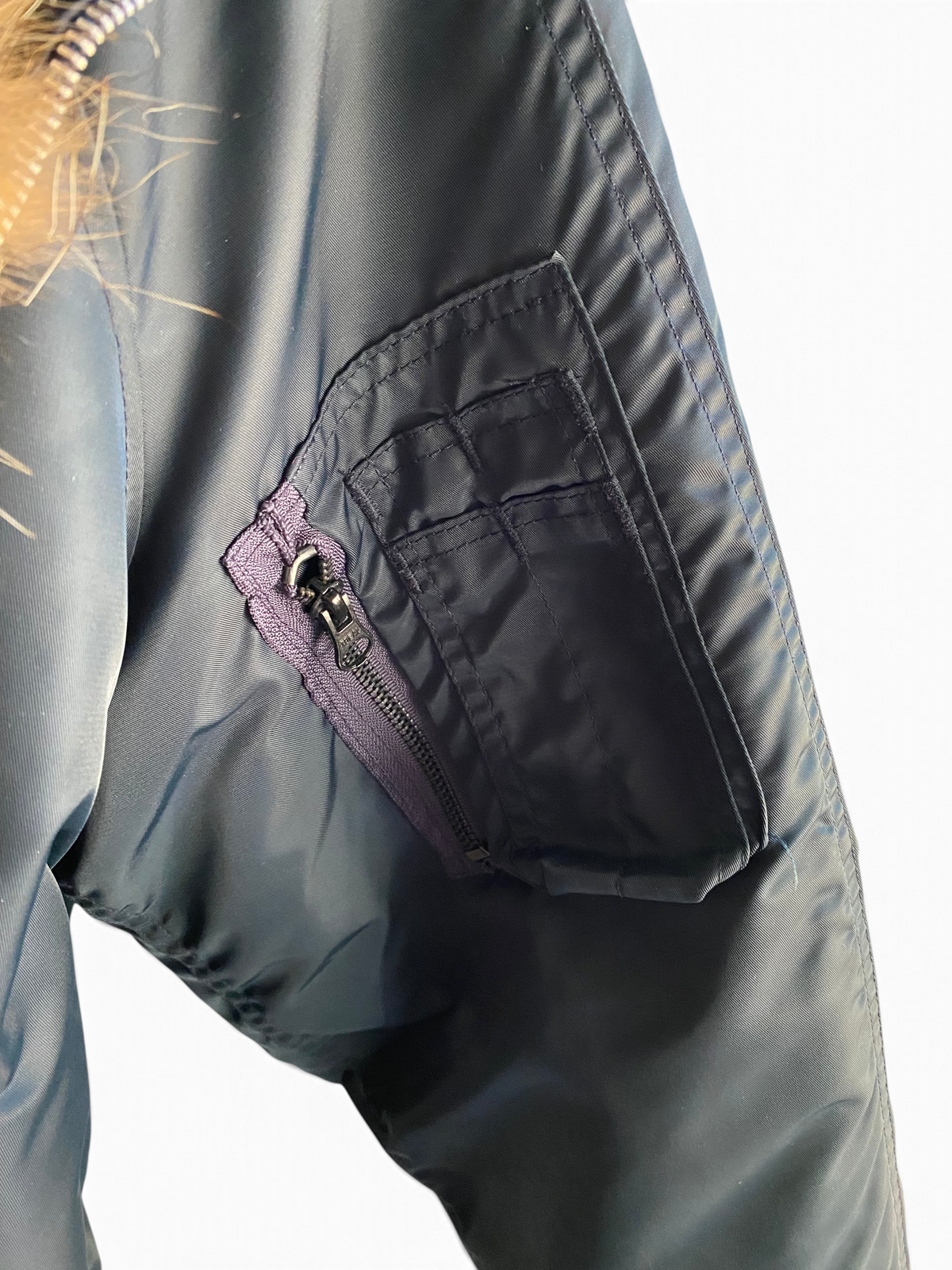 Spiewak Golden Fleece N-2B Flight Jacket with Fox Fur Hood Trim