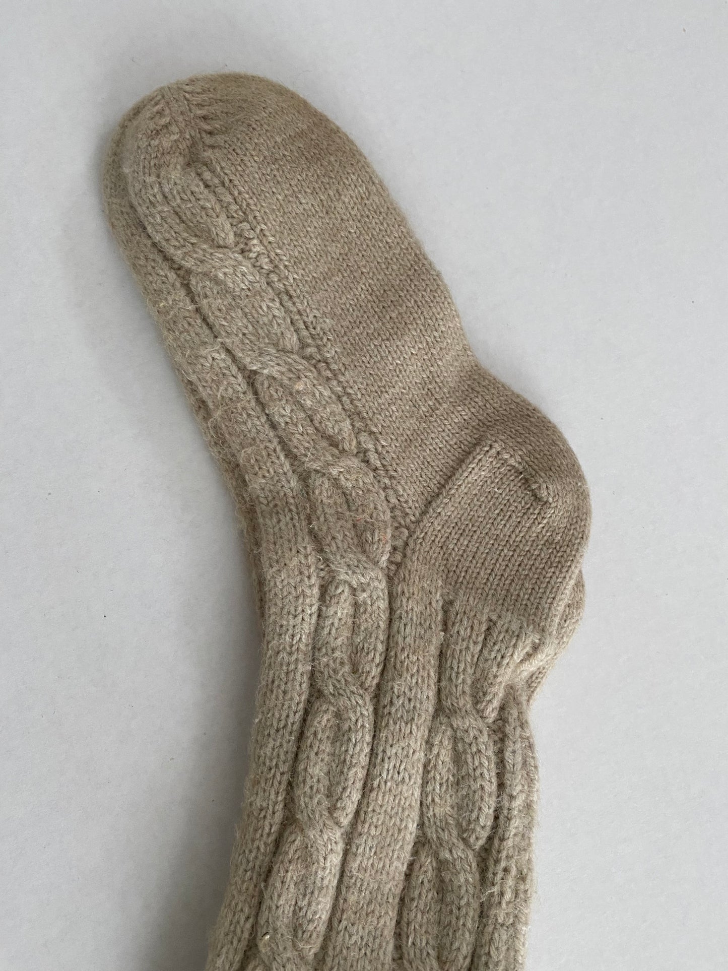 Hand Knit Wool Long Socks