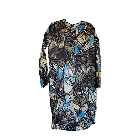 Marni Abstract Print Cocoon Dress