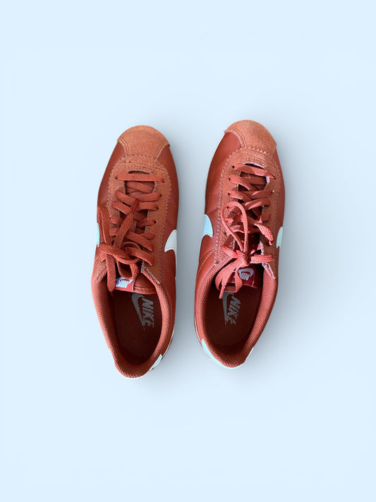 Nike Classic Cortez Nylon Women's - Firewood Orange "Terra Cotta" - Size 7.5