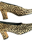 Cheetah Print Cowhide Shoes