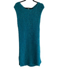 Aquamarine Hand Knit Sheath Dress