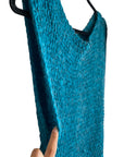 Aquamarine Hand Knit Sheath Dress