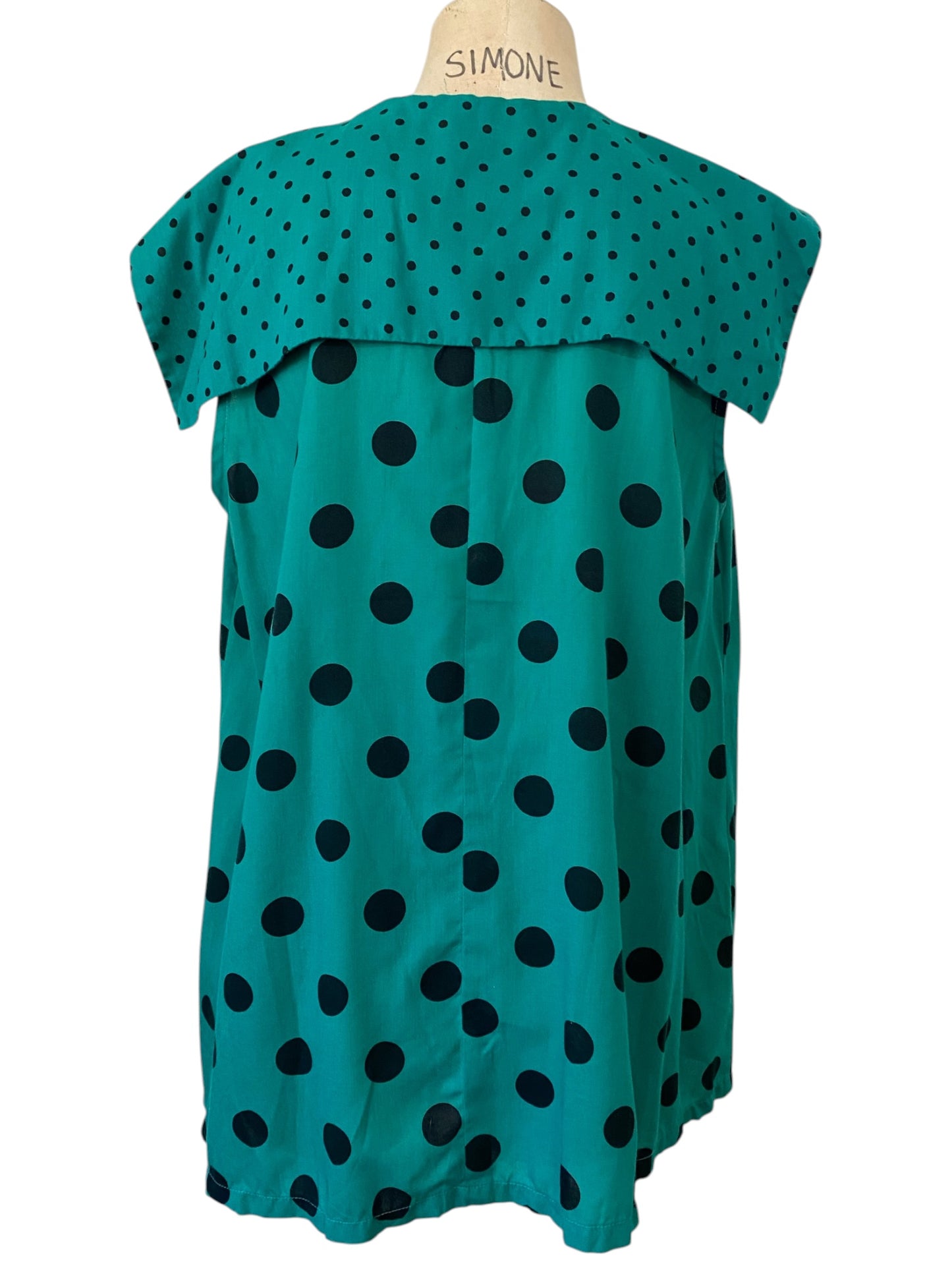 Classic Lines Dotted Trapeze Top