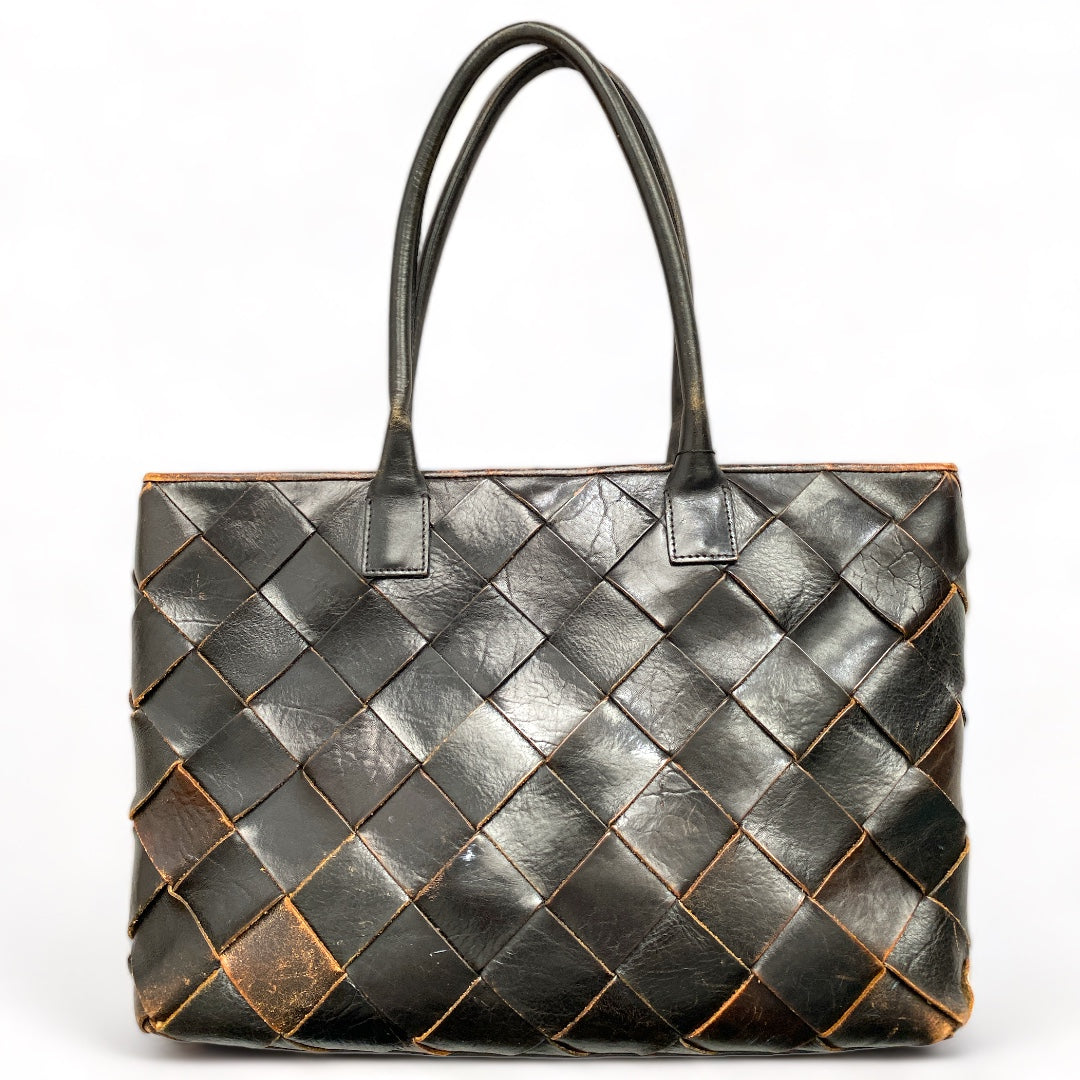Wilson&#39;s Woven Leather Tote Bag
