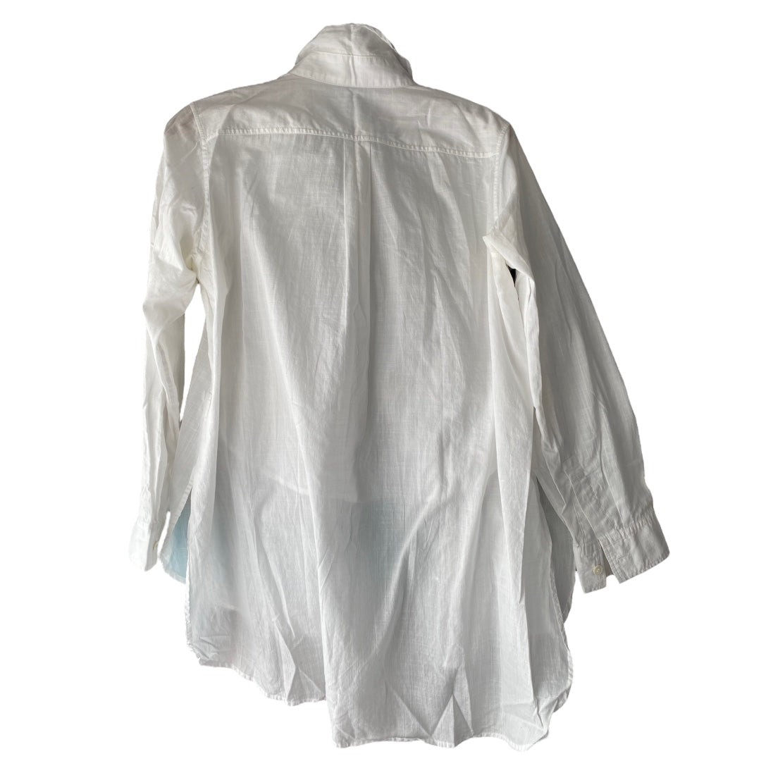 Y&#39;s Double White Button Up Shirt