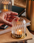 Kira Glass Lantern - set of 2