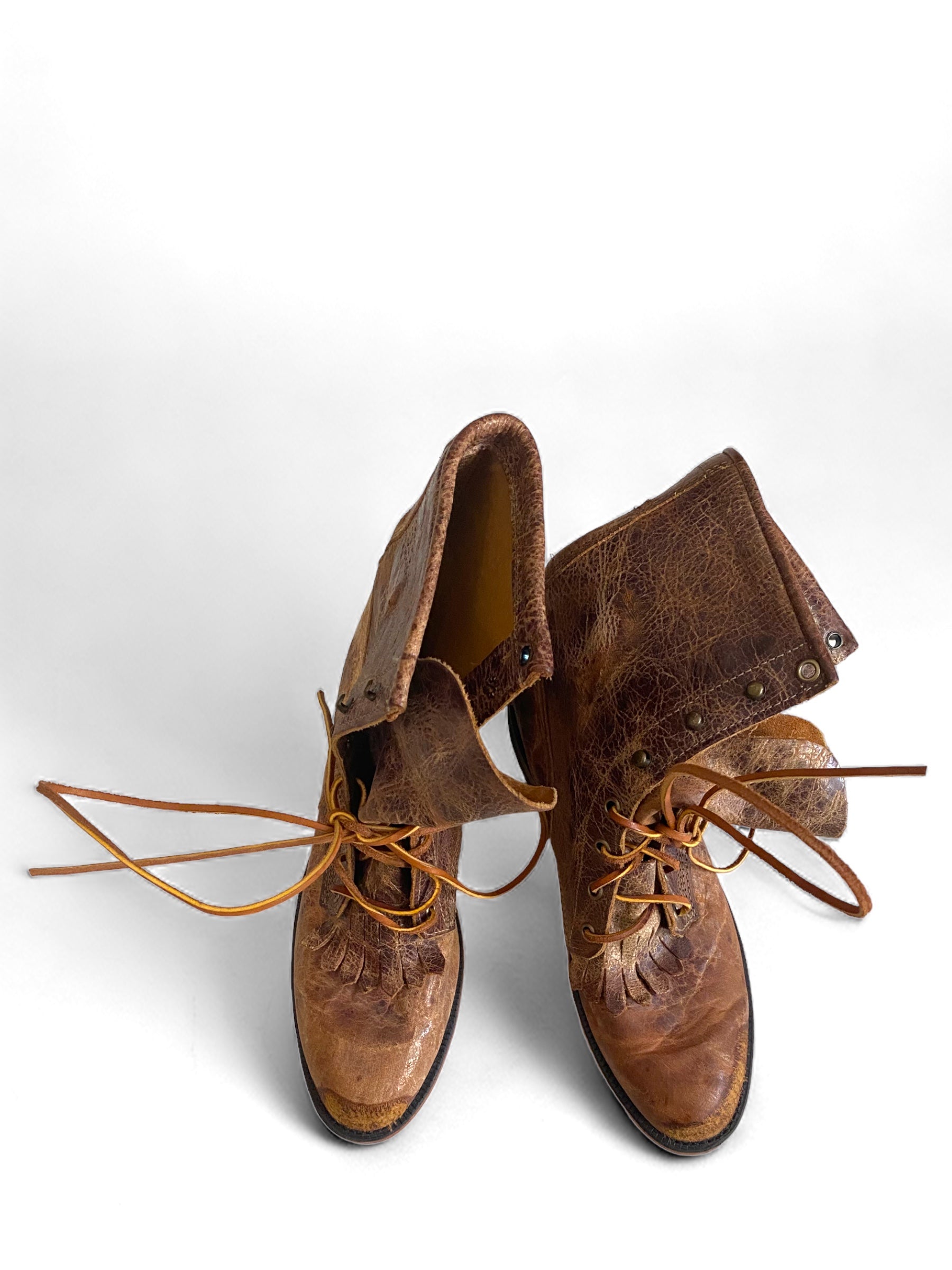 Justin&#39;s Roper Kiltie Leather Boots