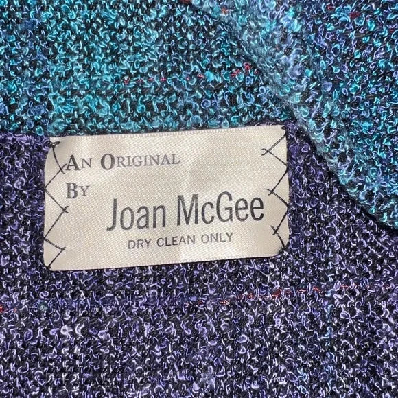 Joan McGee Wearable Art Silk Chenille Ombre Duster