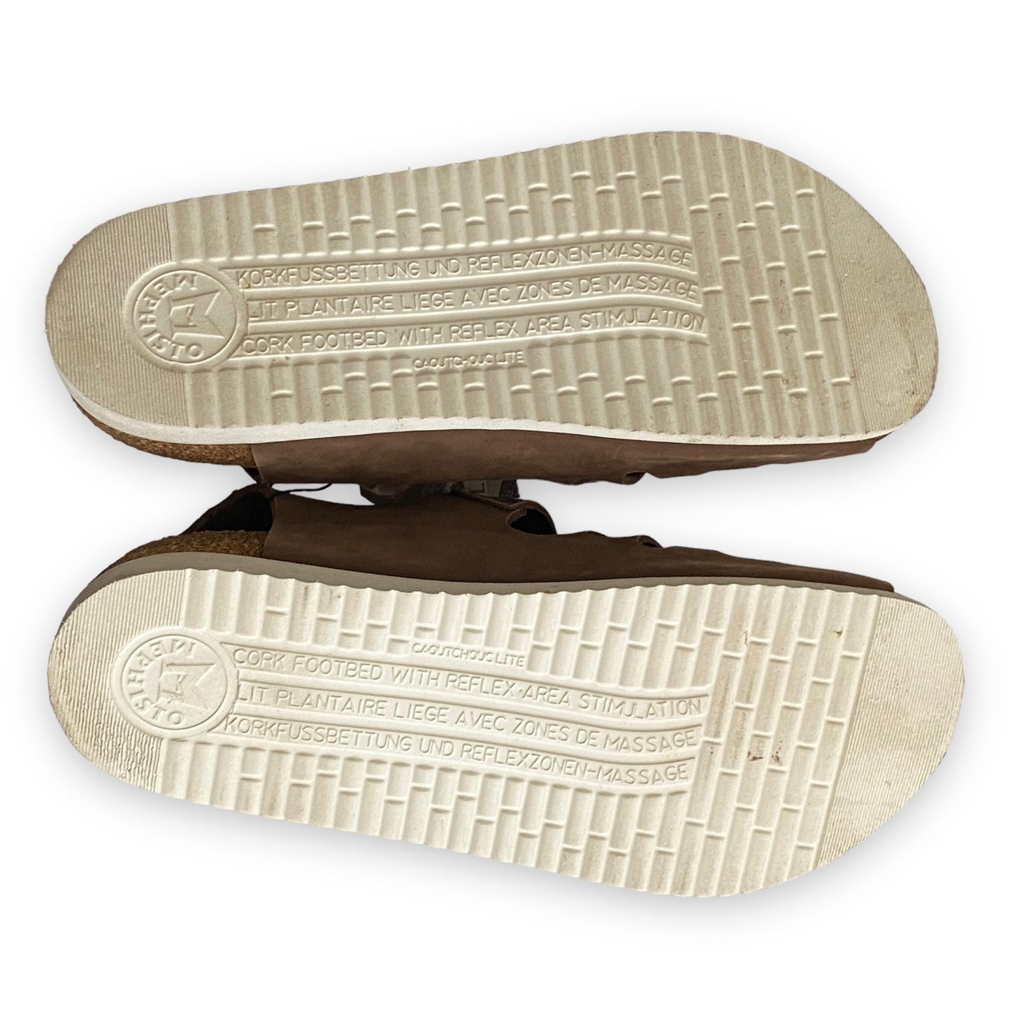 Mephisto Brown Cutout Sandals Sz 10.5