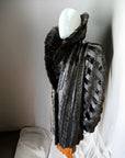 1960s Leather Snakeskin Fur Coat