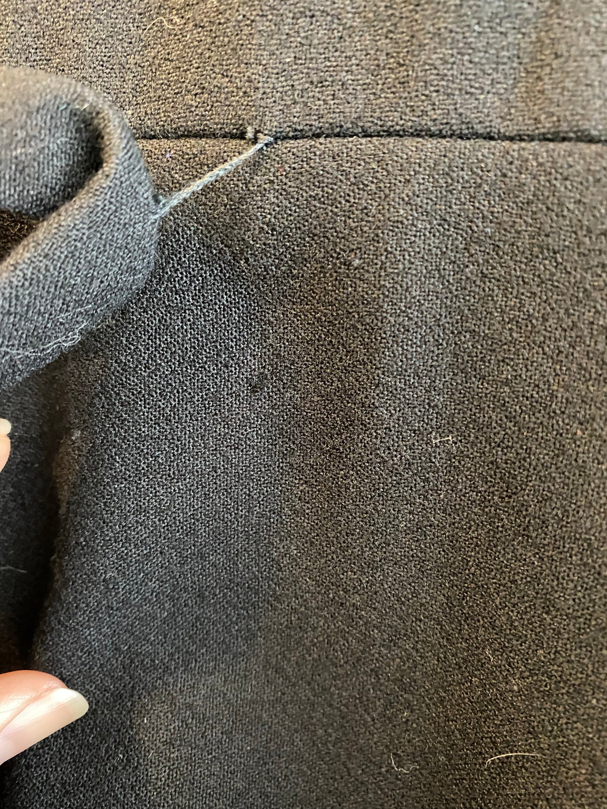 Geoffrey Beene dress — belt condition detail