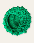 Chunky Green Knit Beret