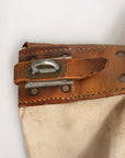 Antique Railway Canvas Leather Mail Bag