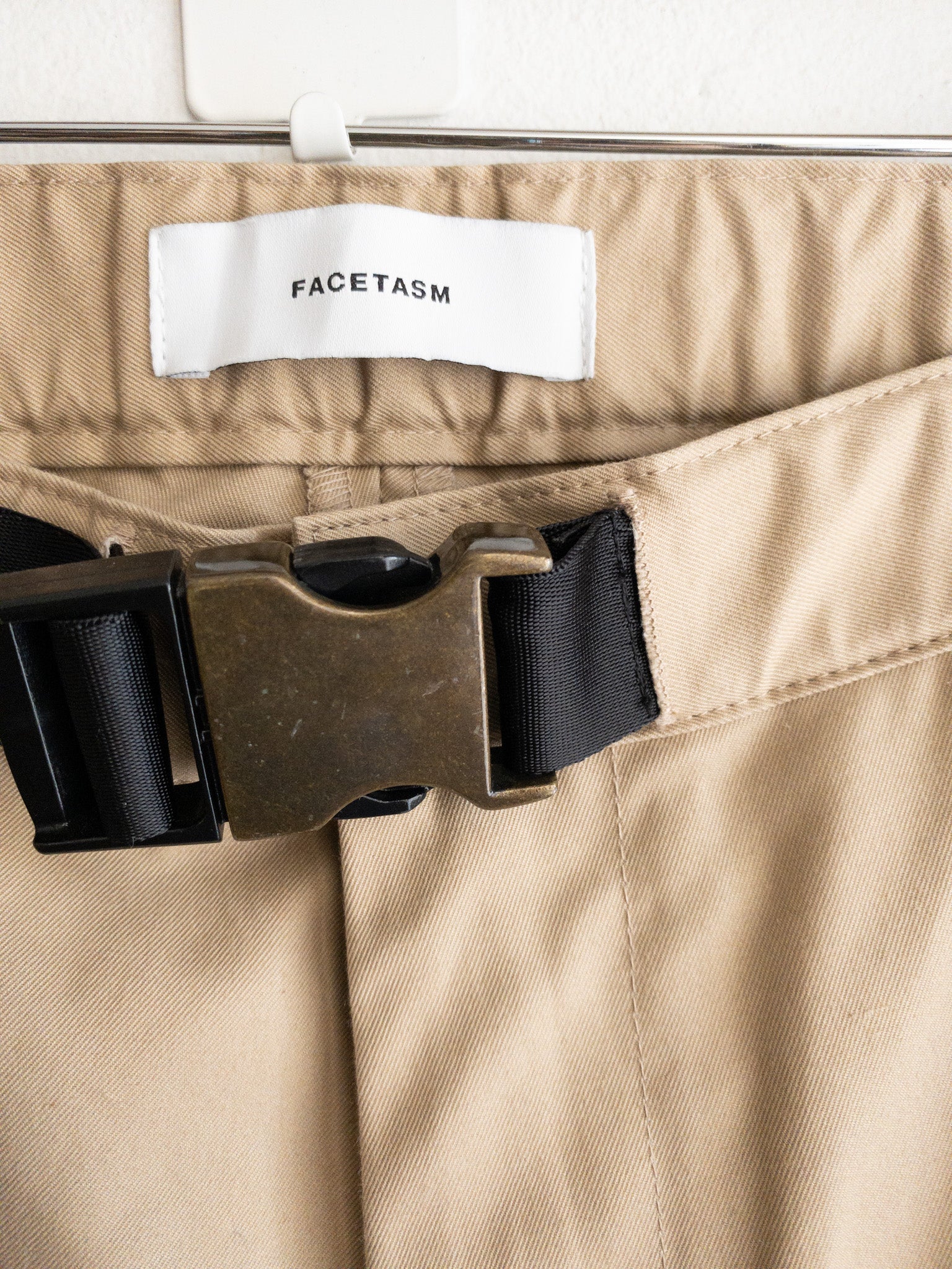 Facetasm Khaki Long Shorts