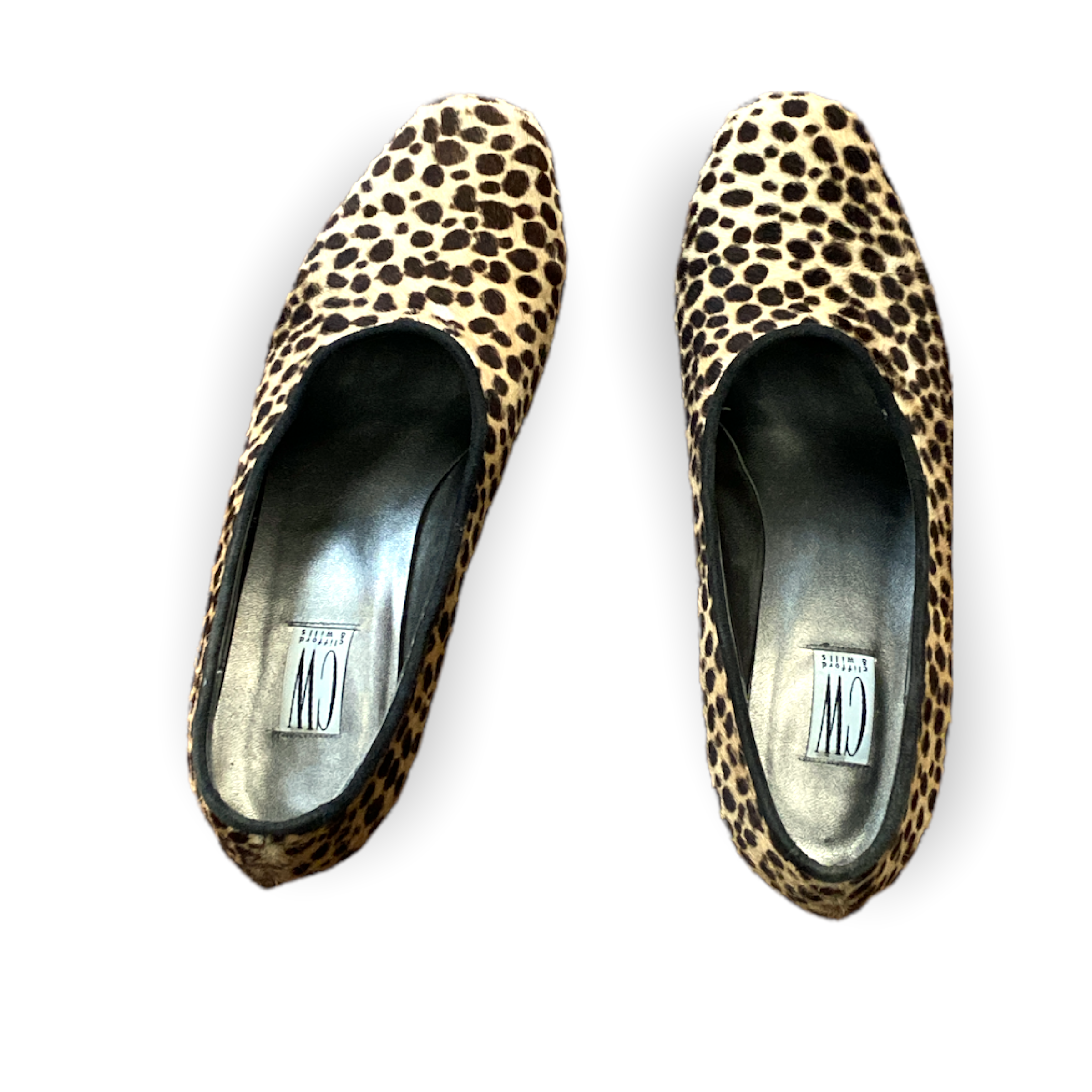 Cheetah Print Cowhide Shoes