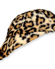 Faux Fur Leopard Visor