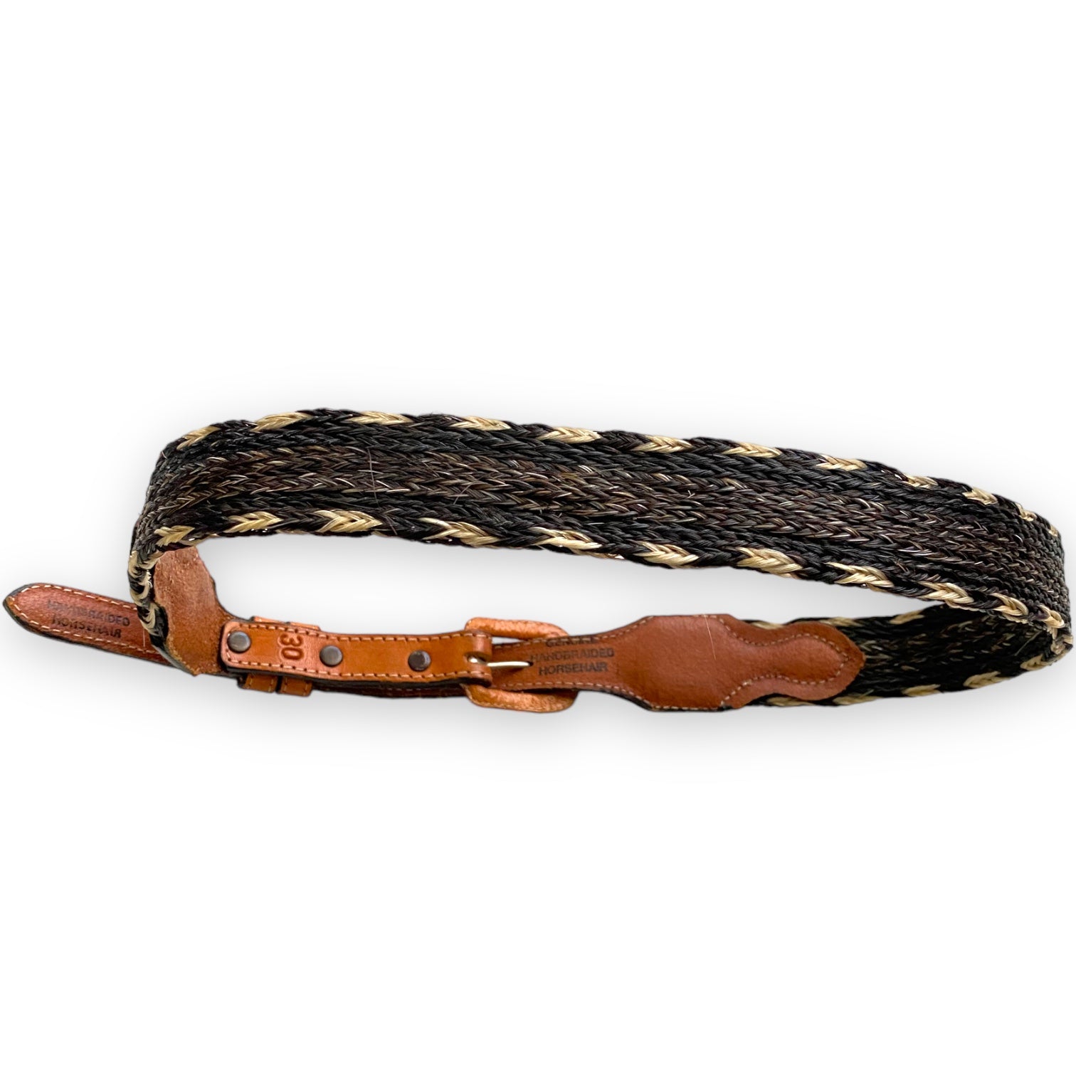 Hand Braided Horse Hair Belt