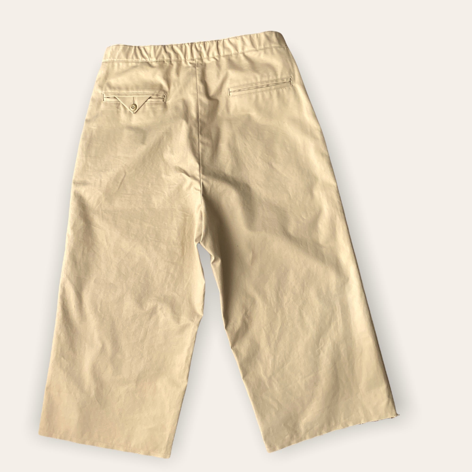 Facetasm Khaki Long Shorts