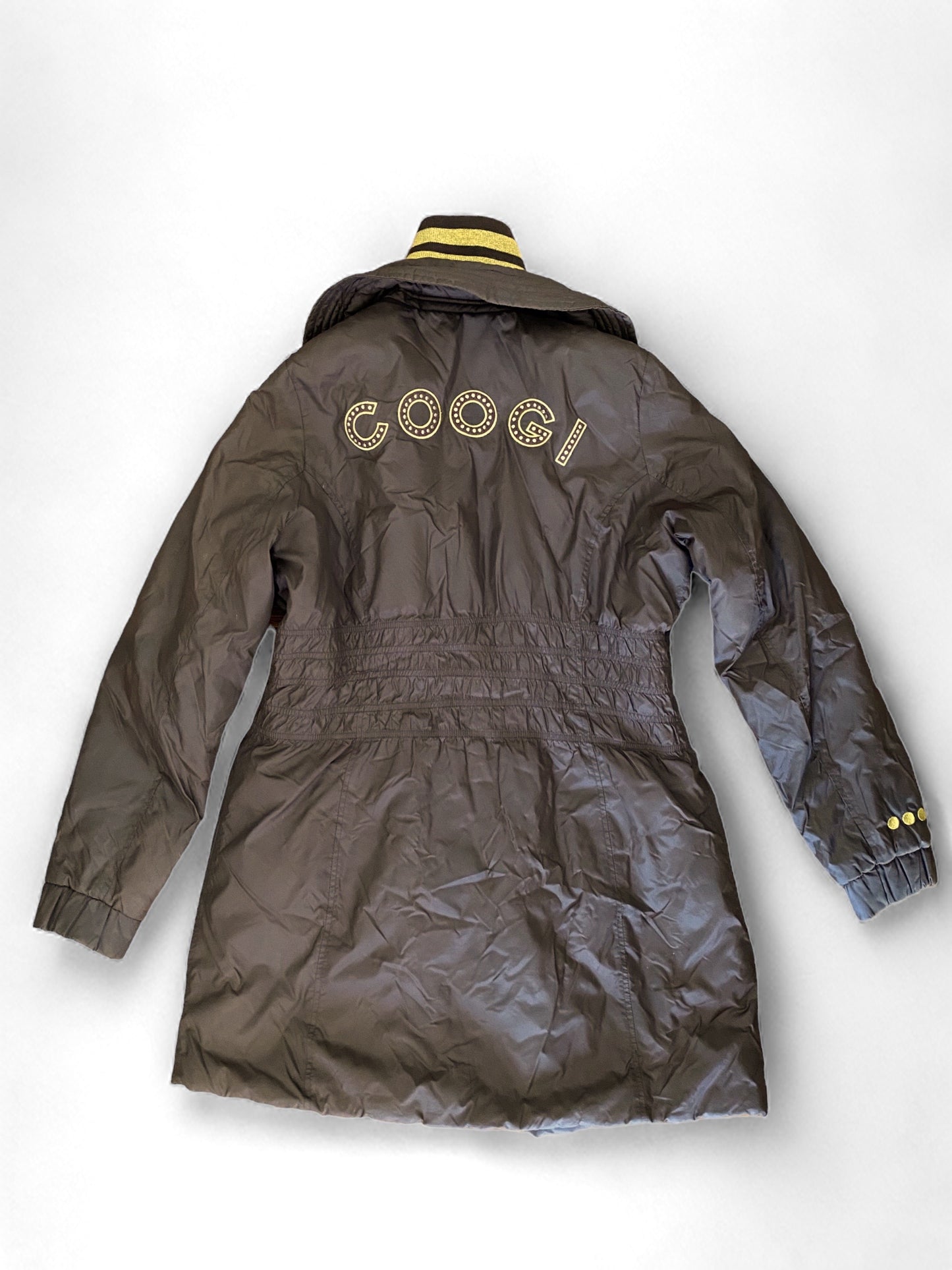 Y2K Coogi Brown Puffer Parka