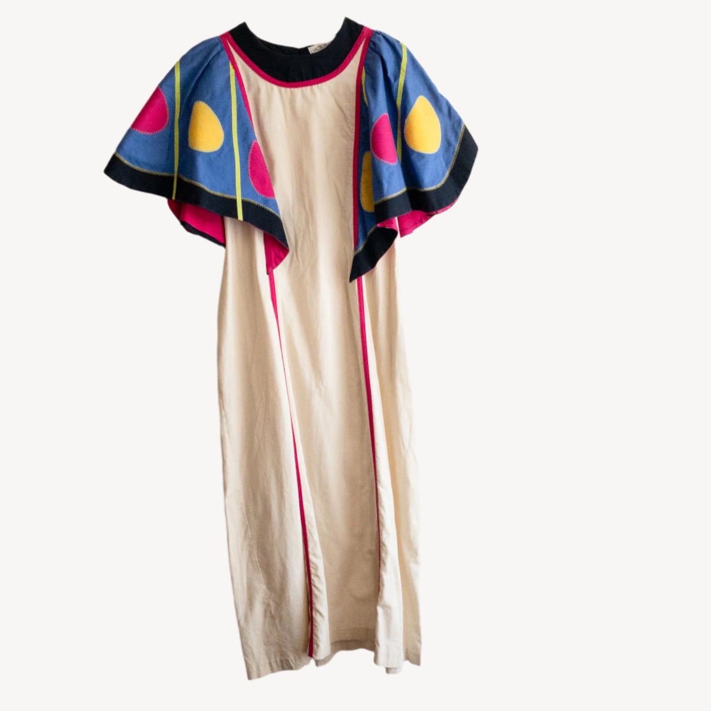 Victor Costa Lounge Dress Butterly Sleeves