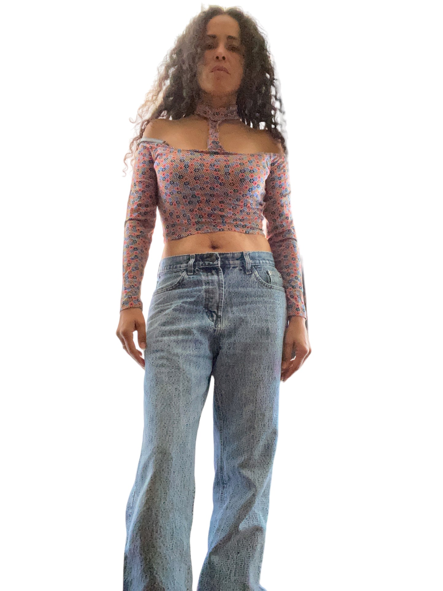 Racer Back Cropped Top