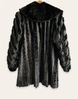 1960s Leather Snakeskin Fur Coat