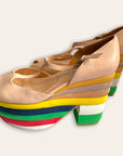 Rainbow Platform Shoes